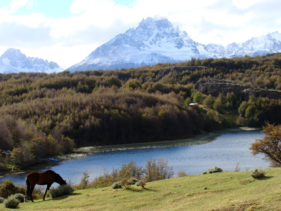 Southern chile water mountains