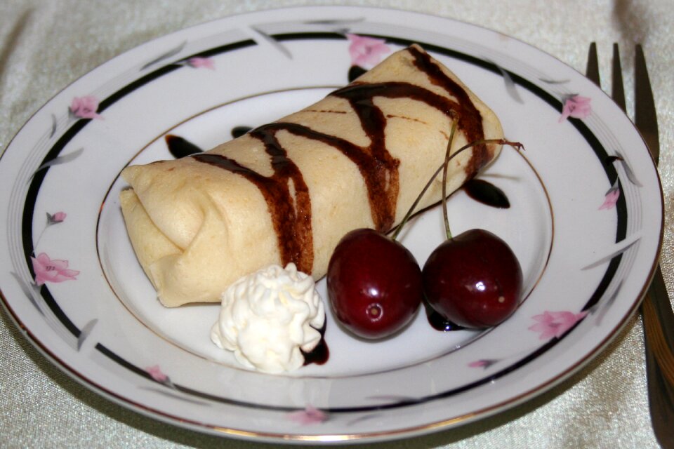Blintzes chocolate gray chocolate