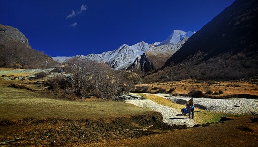 Tibetan inagi sea of ​​milk on the way