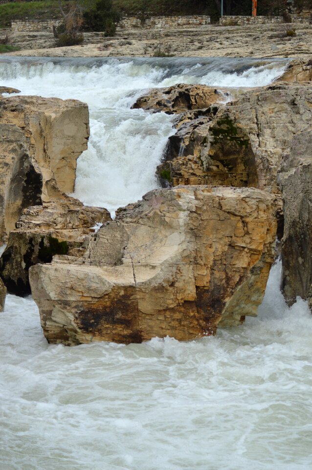 Cascade water courses river
