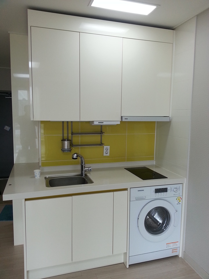 Studio sink storage cabinet