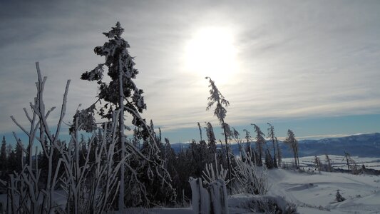 Mountains landscape winter