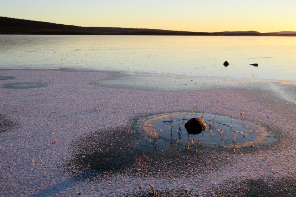 Soutujärvi norrbotten snow