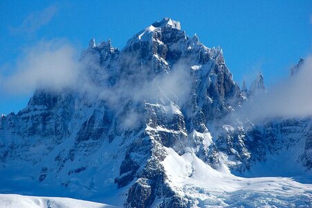 Chilean patagonia nature mountains photo