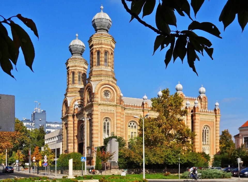 Old architecture church steeples photo