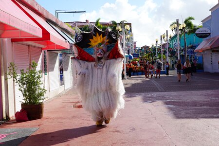 Caribbean road musician