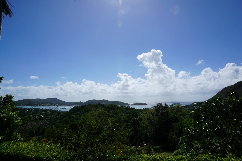 Caribbean sea landscape