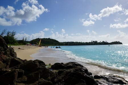 Caribbean sea beach photo