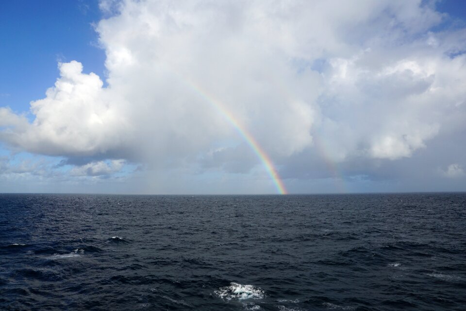 Sea clouds ocean