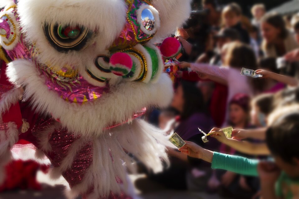Children street performance celebration
