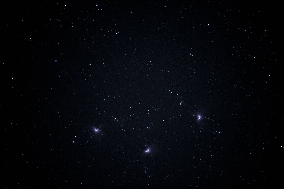 Night universe space