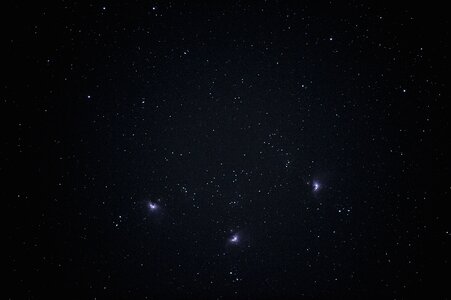 Night universe space photo