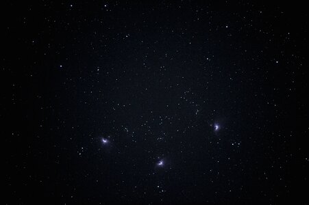 Night universe space
