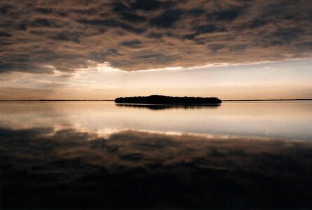 Sky sea water photo