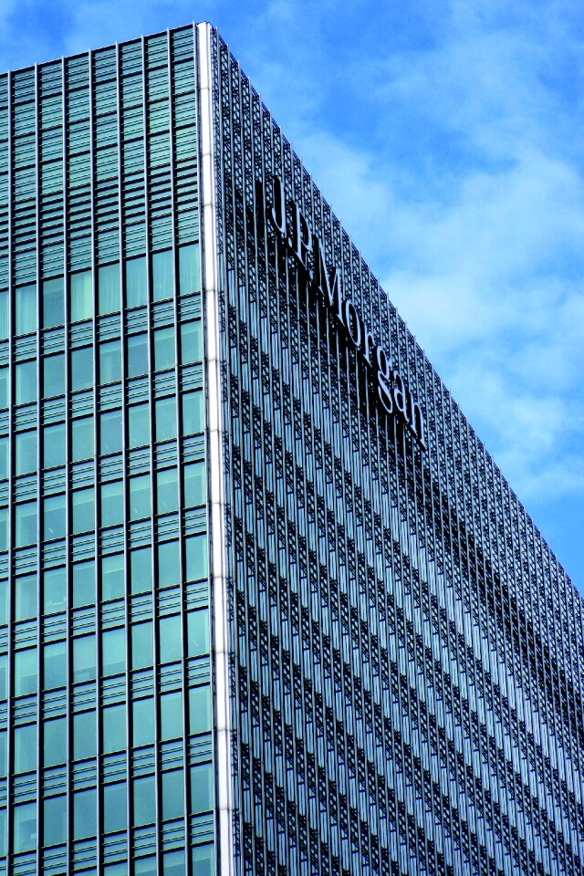 Commercial building financial glass photo