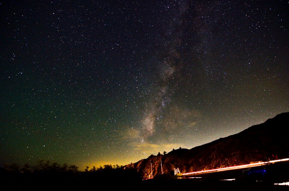 Stars milky way long exposure photo