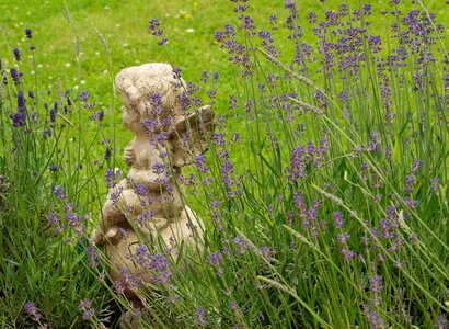 Angel figure sculpture wing