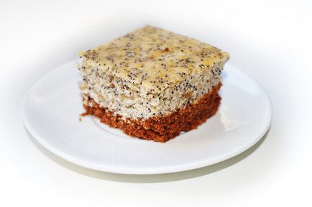 Nutty two-tone cake