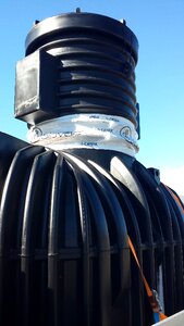 Treatment plants tank canalization