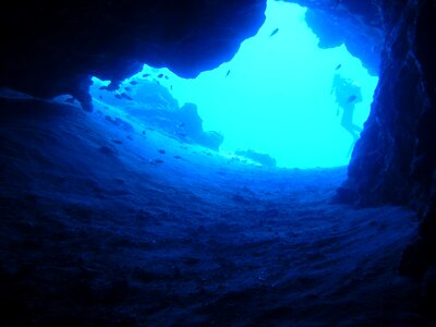 Fin scuba divers divers