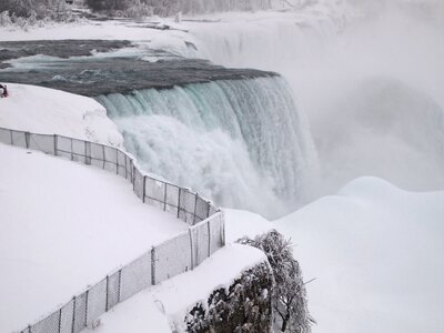 Niagara landscape frozen photo
