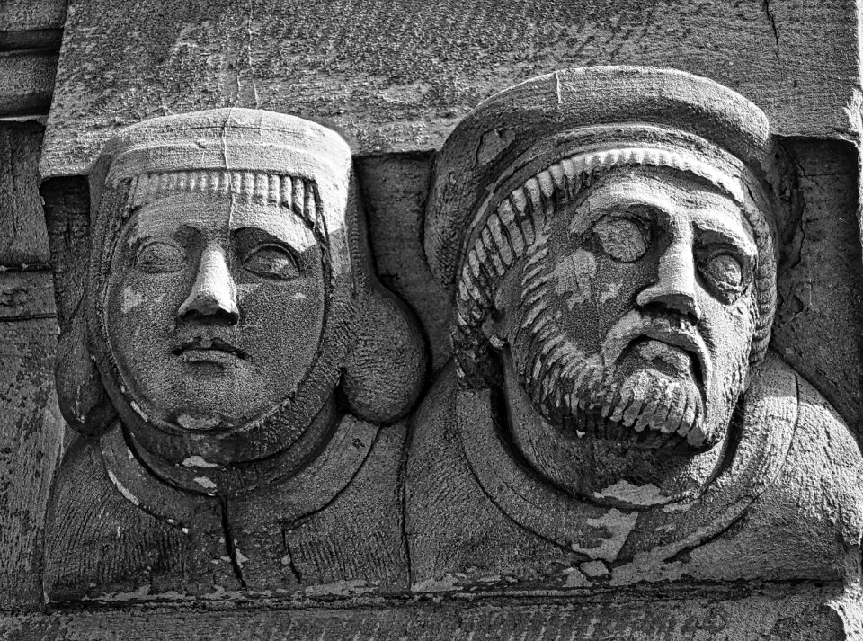 Stone bas-relief ornamental