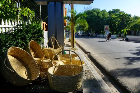Dominican republic road basket photo