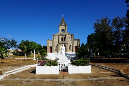 Caribbean dominican republic church photo