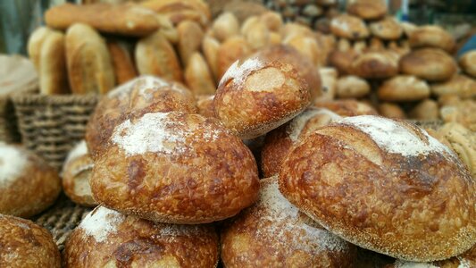Fresh breakfast fresh bread