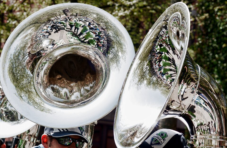 Sousaphone rally sounders