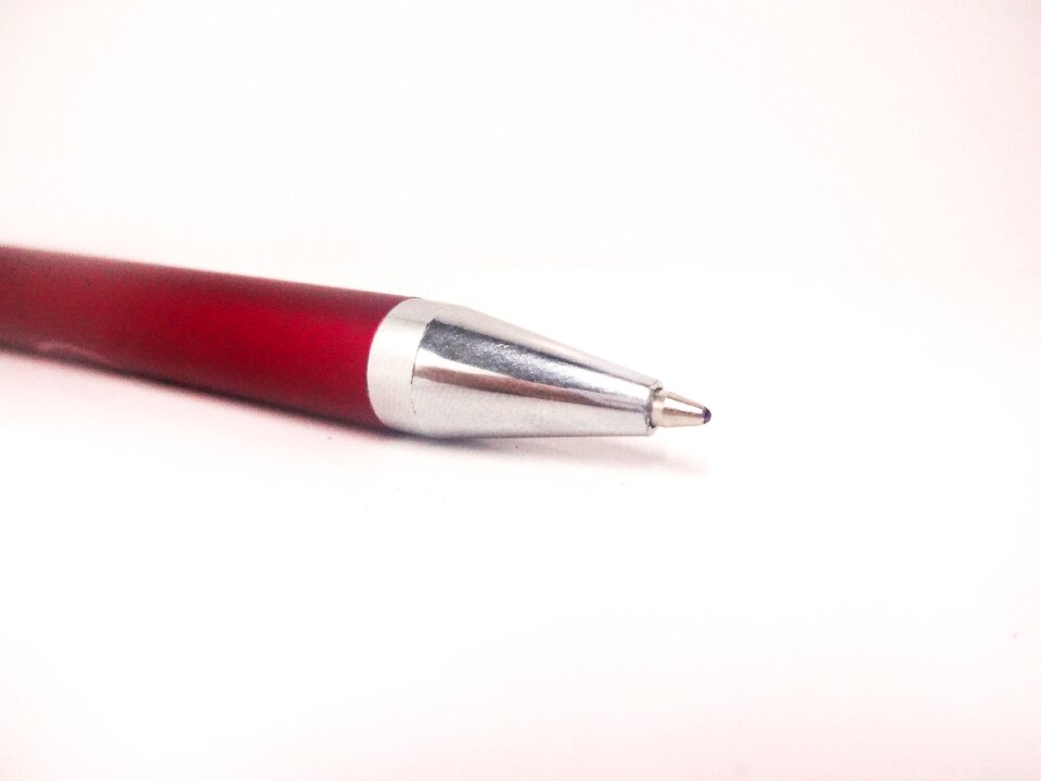 Writing red white background