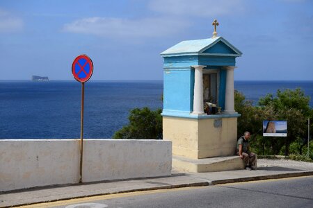 Coast mediterranean blue