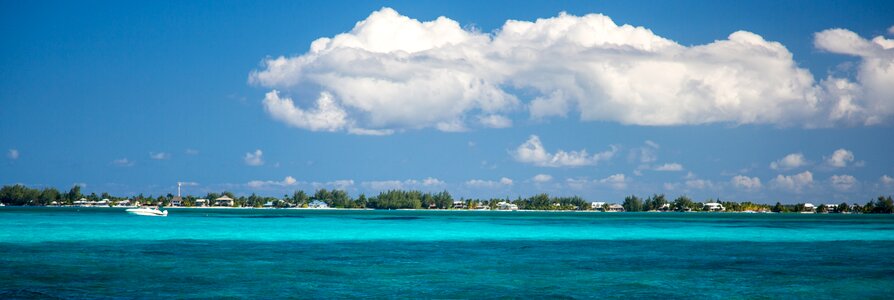 Caribbean panorama photo