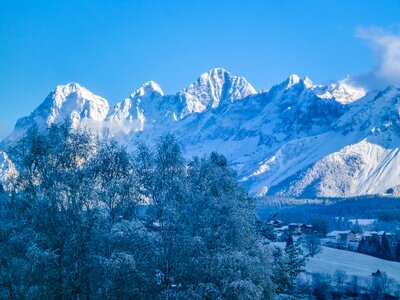 Alpine landscape austria photo