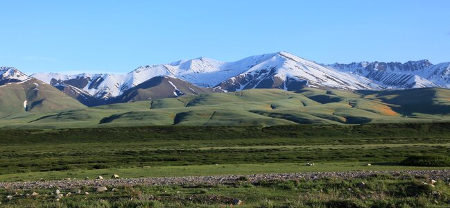 Nature snow kyrgyzstan photo