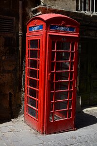 Phone booth red city