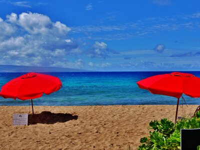 Ocean tropical blue