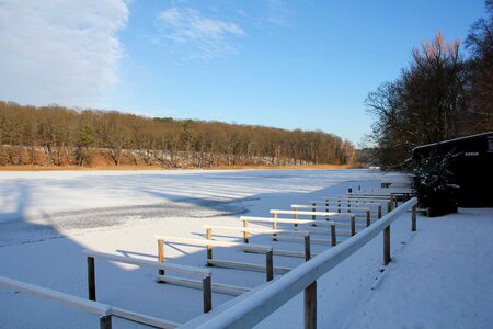 Wintry landscape berlin