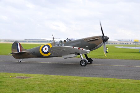 Plane propeller flight