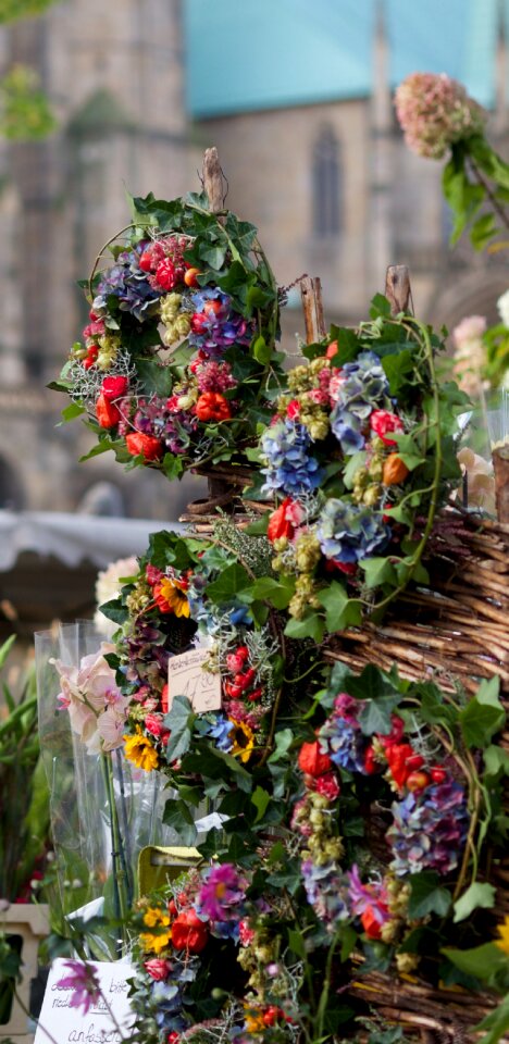 Arrangement wreaths autumn