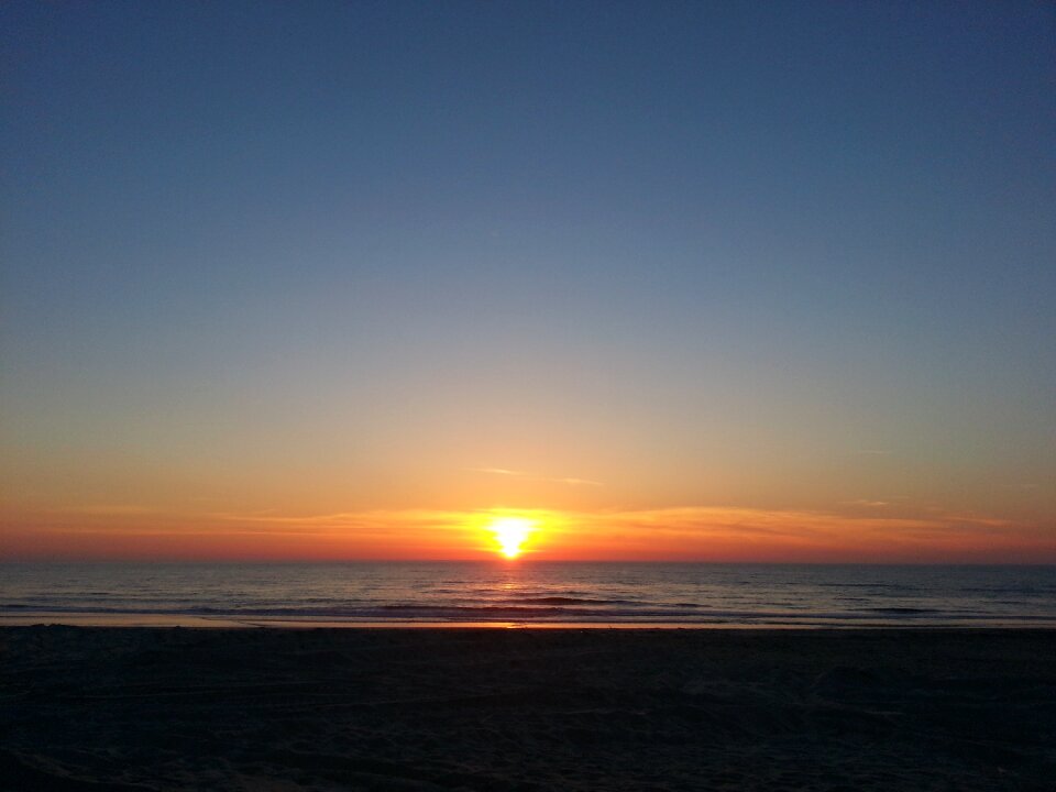 Sunset beach portugal