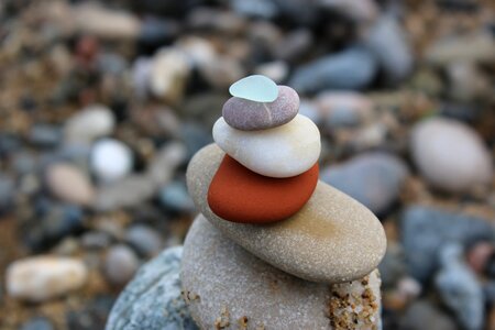 Zen sand stones costa photo