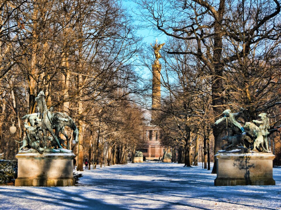 Tiergarten berlin snow