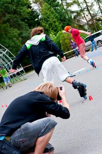 Sport photographer shot