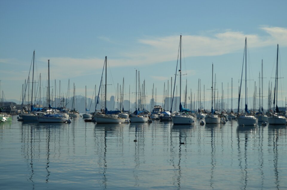 Reflection sea blue