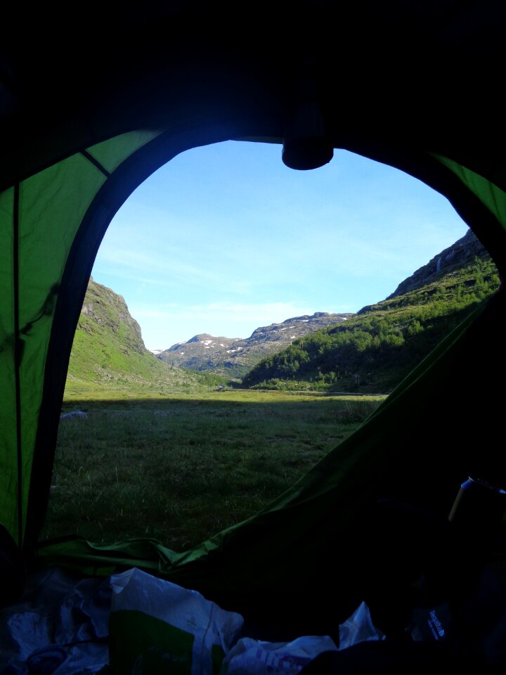 Waterfalls summer camping