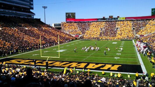Iowa hawks football stadium photo