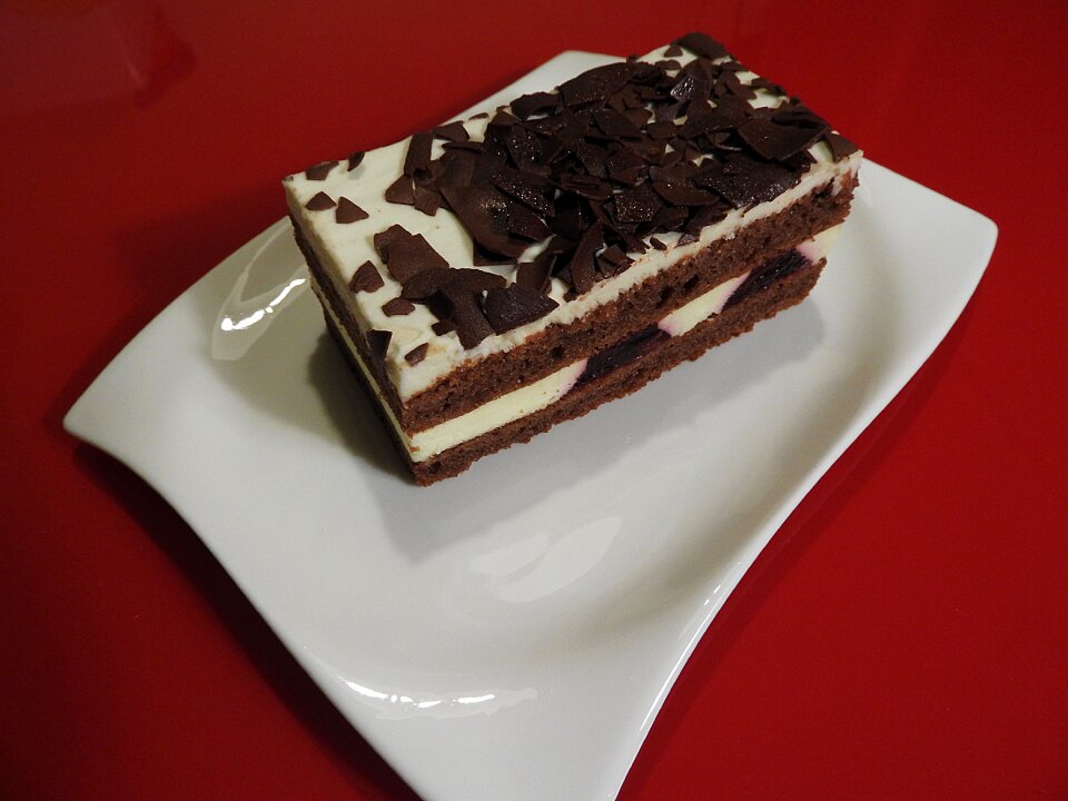 Black forest cake dessert chocolate chips