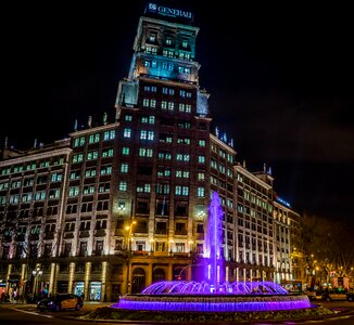 Blue architecture spain photo