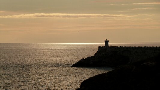 Italy evening light backlighting